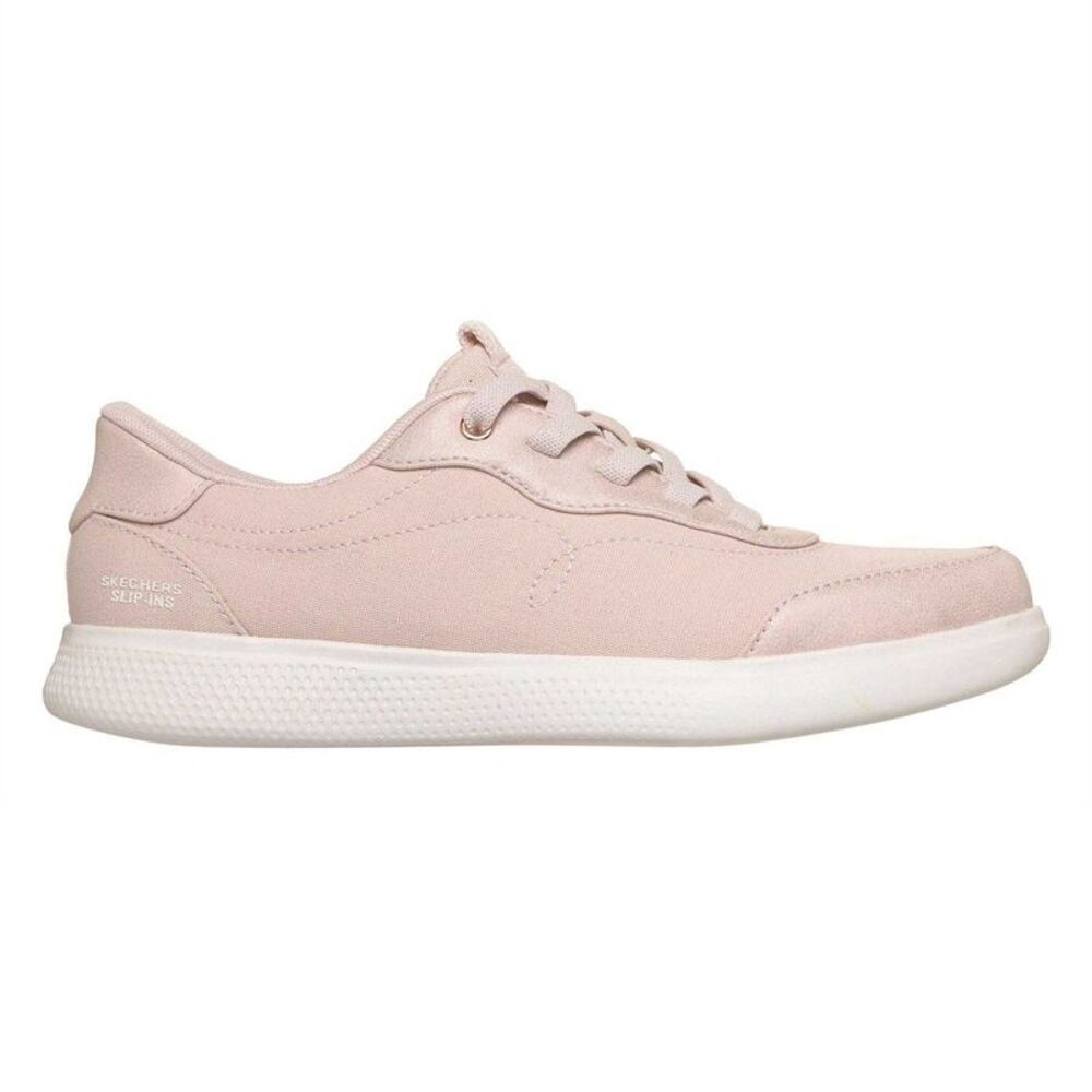 Skechers Womens/Ladies Bobs Skip Suede Casual Shoes / Light Pink